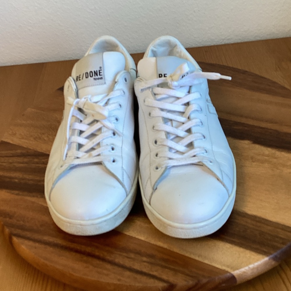 Re/Done Classic 70s tennis White Sneakers 41
